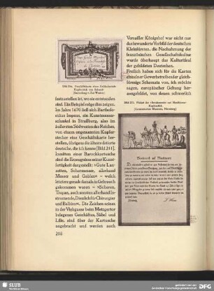 Geschäftskarte eines Goldschmieds