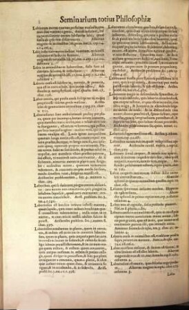 Ioan. Baptistae Bernardi Patritii Veneti Seminarium totius Philosophiae : Opus novum, & admirabile, & omni hominum generi perquam utile .... 2