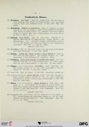 Neufürstliche Häuser (Nr. 470-522)
