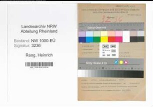 Entnazifizierung Heinrich Rang, geb. 03.03.1912 (Notariatsangest.)