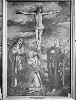 Kreuzigungsgruppe mit Maria, Maria Magdalena und Johannes