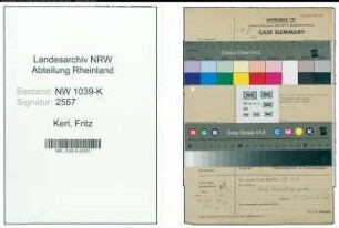 Entnazifizierung Fritz Kerl , geb. 00.00.0000 (Polizist)