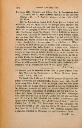 256 [Rezension] Krotz, Bonaventura, Das ewige Licht