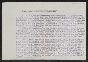Brief von Gerhart Hauptmann an Konrad Haenisch