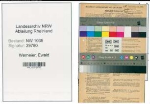 Entnazifizierung Ewald Werneier , geb. 01.01.1905 (Lackierer)