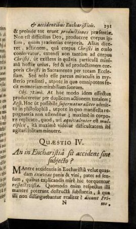 191-196, Quaestio IV
