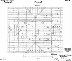 Plochingen: Empfangsgebäude Verwaltungsgebäude Sparrenlage