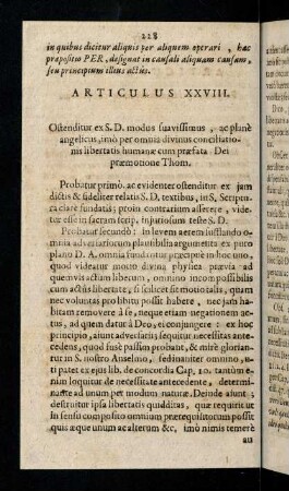 228-252, Articulus XXVIII