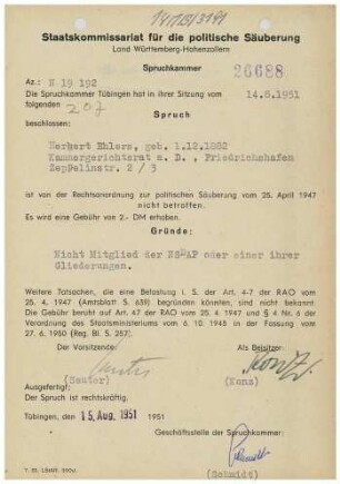 Ehlers, Herbert