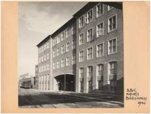 BBC (Brown, Boveri & Cie), Mannheim-Käfertal Neubau Torbau: Ansicht Torbau