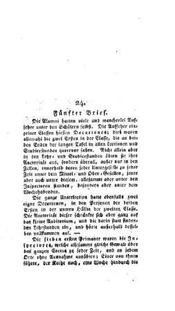 Fünfter Brief : [25. Abhandlung]