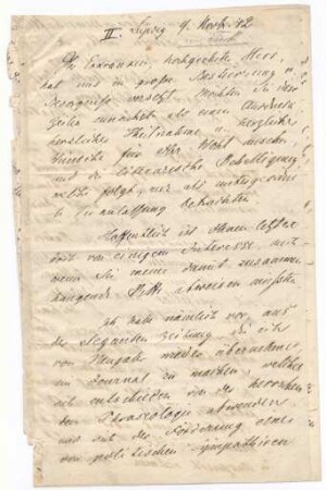 Korrespondenz von Heinrich Laube an Ludwig Tieck