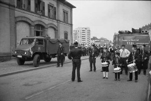 Einholung des neuen Löschfahrzeugs der Freiwilligen Feuerwehr Mühlburg