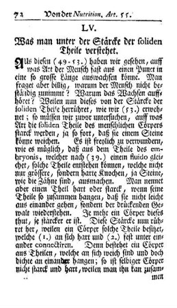 Von der Nutrition. Art. 55-72.