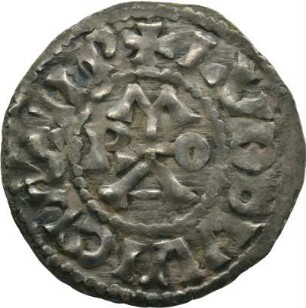 Münze, Denar (MA), Pfennig, 824 - 827
