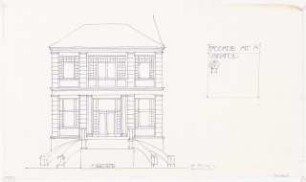 Wissenschaftskolleg zu Berlin (WKB), Berlin-Grunewald Umbau: Fassade Seeseite Variation, 1:50