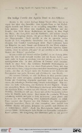 XI Die heilige Familie des Agnolo Doni in den Uffizien
