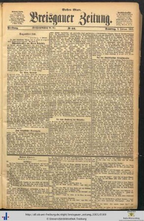 09.02.1901 (Erstes Blatt)