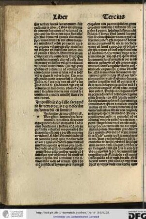 Vicesiumtertium impossibile est, vos Christiani sumitis hoc sacramentum et comeditis eum, oportet ergo quod descendat ad stomachum...