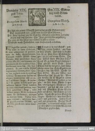 Dominica XIX. post Trinitatis
