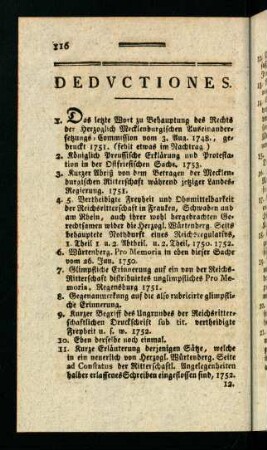 116-120, Deductiones.