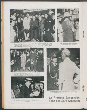 La primera exposición - Feria del Libro Argentino
