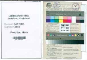 Entnazifizierung Maria Knechten , geb. 14.06.1922 (Postangestellte)