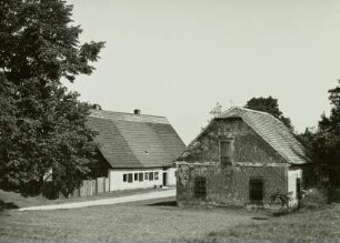 Zug, Grube Grube Herzog August, Huthaus, Schindeldach