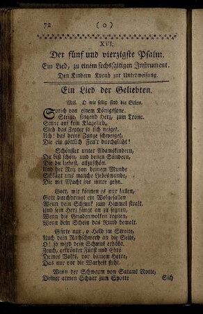 Der fünf und vierzigste Psalm.