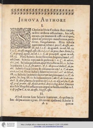 Jehova Authore I. - XXI.