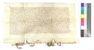 Revers Vogt Ulrichs von Matsch gegen Kloster Wiblingen wegen des Maierhofs zu Hüttisheim