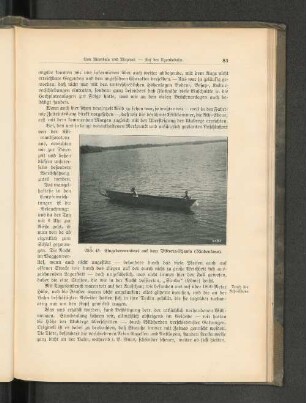 Abb. 45. Eingeborenenboot auf dem Viktoria-Njansa (Rindenkanu).