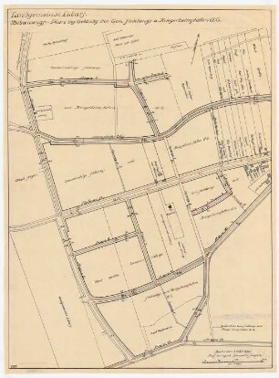 Teilbebauungsplan für Lübars, Berlin-Reinickendorf: Grundplan 1:2000