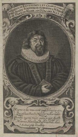 Bildnis des Iohann-Balthasar Schuppius