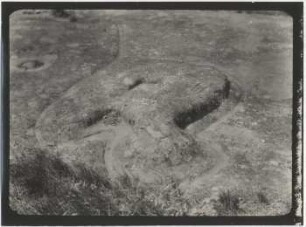 Opferstein der Inka-Ruinenstätte "El Fuerte de Samaipata"