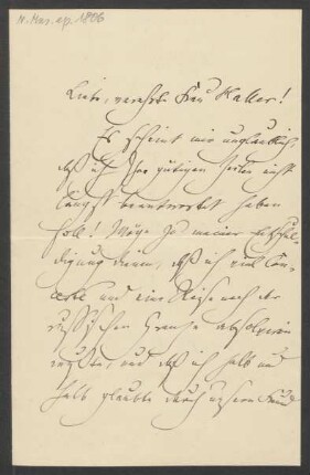 Brief an Antonie Haller : o.D.