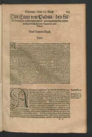 Das Neundte Buch.