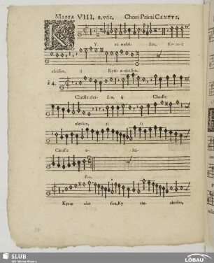 Missa VIII. 8 voc