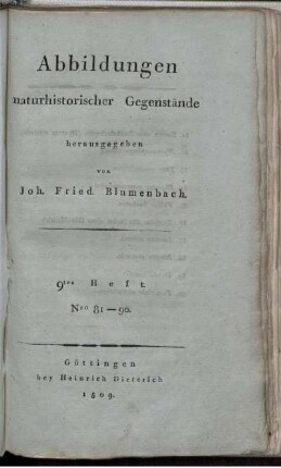 9: Abbildungen naturhistorischer Gegenstände