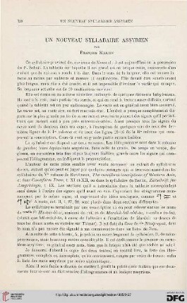 27: Un nouveau syllabaire assyrien