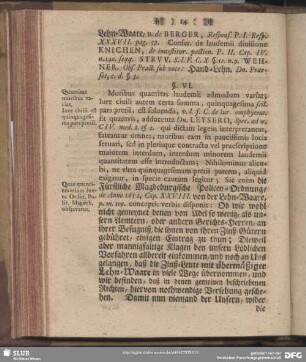 §. VI. [Quae sit laudemii quantitas, inquiritur]