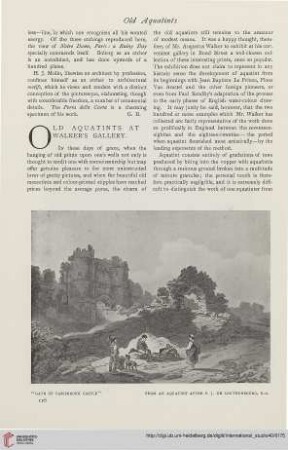40.1910 = Nr. 158: Old aquatints at Walker's Gallery
