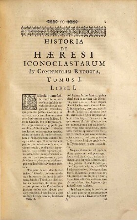 Historia De Haeresi Iconoclastarum : In Compendium Reducta Et Tomis Duobus Comprehensa