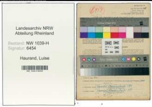 Entnazifizierung Luise Haurand , geb. 19.05.1902 (Lehrerin)