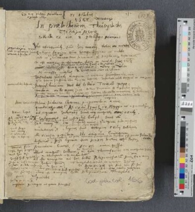 Sammelhandschrift mit Werken Philipp Melanchthons