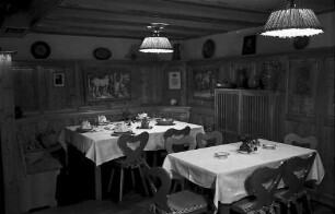 Oberprechtal: Gasthaus Adler; Gaststube Ecke