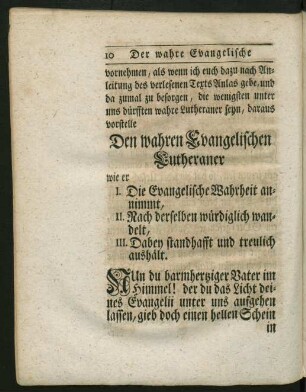 Den wahren Evangelischen Lutheraner