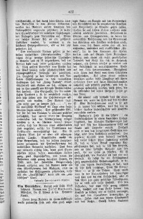 Ein Verrückter. Kapf und Ende eines Lehrers. Roman von Josef Rueberer. Mänche, Dr. E. Albert & Co. Separat-Konto.