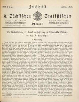 Zeitschrift des Königlich Sächsischen Statistischen Bureaus. 42. 1896