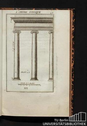XII. L'Ordre Ionique. Description de...